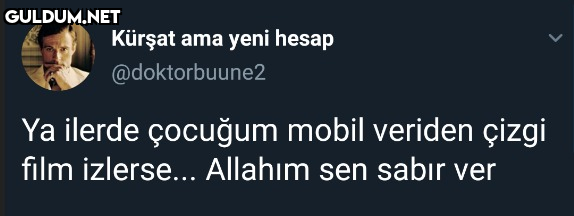 Kürşat ama yeni hesap...