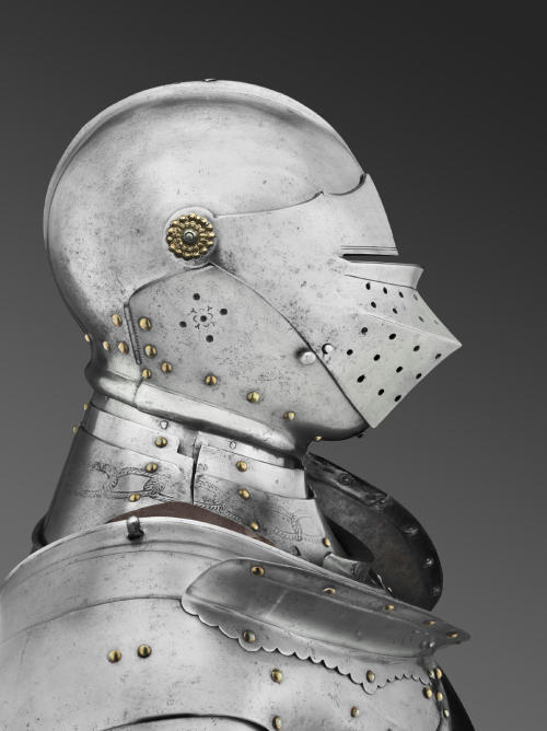 A rare example of a complete field armor, this armor, which was made ca. 1500-1510 in the Kingdom of