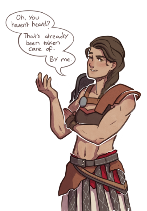 critter-of-habit:I would sell my soul to Hades for Kassandra Pt 2