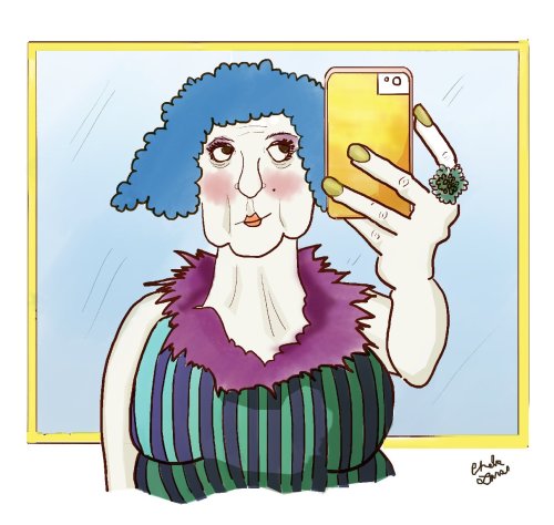 hashtaggrandma:  Selfie grandma and more are featured in a comedic piece I worked on with two friends: Check it out at KQED Pop !  Hipster Grandma 😄