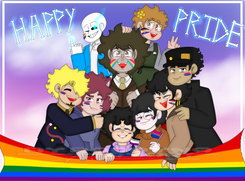  ✨✨HAPPY PRIDE MONTH EVERYONE!! ✨✨I wanted to make an art to express my love towards this month by d