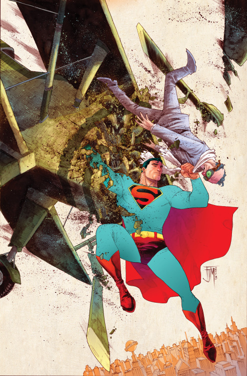 francismanapul:  Happy New Year, folks! It’s been a while since I’ve posted some process art. Above or below, I present to you my Superman Unchained variant cover. This was particularly fun to do for multiple reasons. The first, I was able to choose