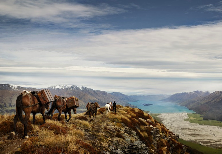 awkwardsituationist:  eric valli took a series of photos in and around lake wakatipu