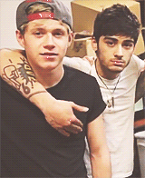  so here’s a gif of zayn rubbing niall’s nipple and that evil smile zayn smiles