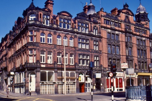 Commercial Structures, Mostly Vacant, Liverpool, Merseyside, 1977.