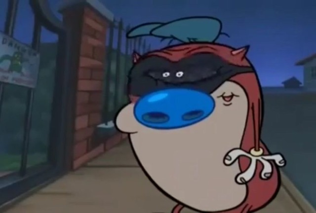 ren and stimpy adults party cartoon fire dogs 2