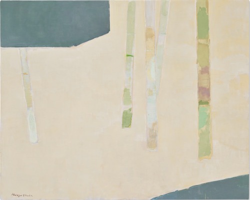 terminusantequem:Kenzo Okada (Japanese/American, 1902-1982), Bamboo No. 2, 1980. Oil on ca