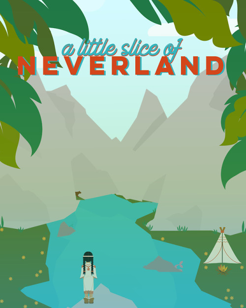 A Little Slice of Neverland & Tiger Lily WEBSITE | INPRNT | SOCIETY6 