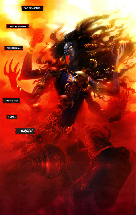 superheroesincolor:India Authentic #2 - Kali (2007)Story: Saurav Mohapatra, art: Abhishek Singh 