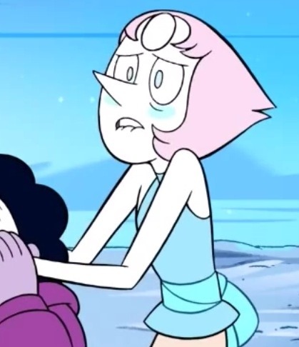 rainbowofgems:Pearl’s adorable blue blush appreciation  post.