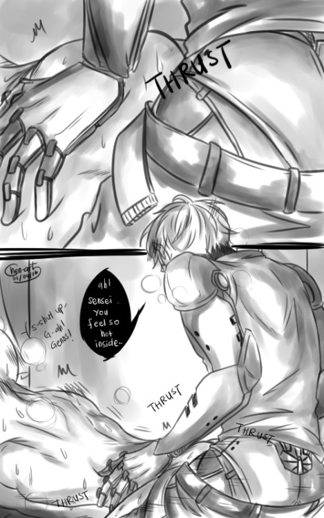 chen-art:Massage that came out wrongHere ya go, you thirsty people– My very own first Saigenos NSFW 