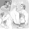 shkretart:Sketches. I love to draw Price and Nikolai, something needs to be done about it..