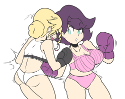 nettopainter:Wicke vs Glynda. Requested by