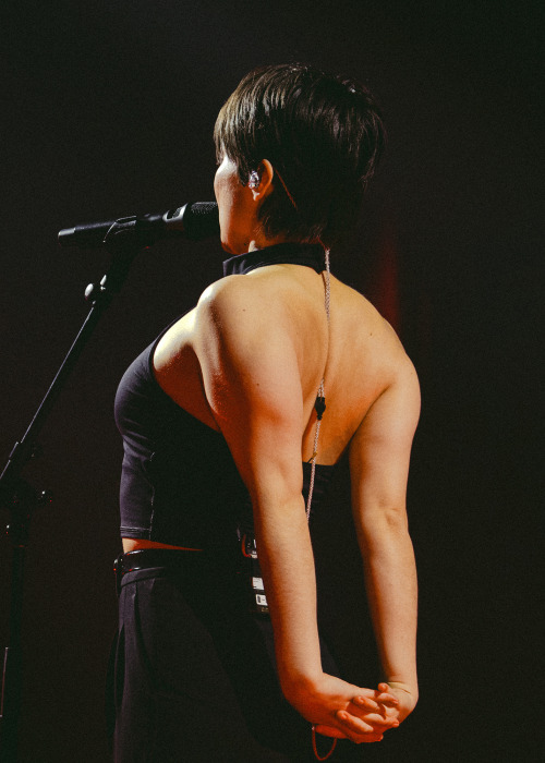Mitski Performing In Brussels.
