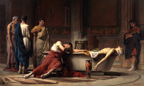 El suicidio de Séneca (The Death Of Seneca), 1871 - Manuel Domínguez Sánchez