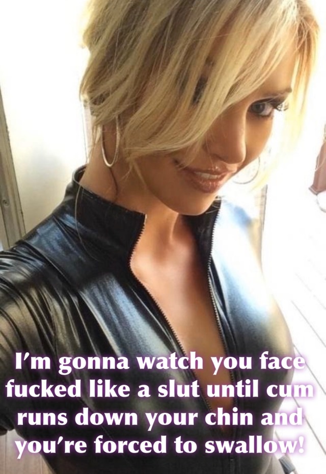 sissyracheal-1969:loosermcgreen:sissy-slut-captions:Thats