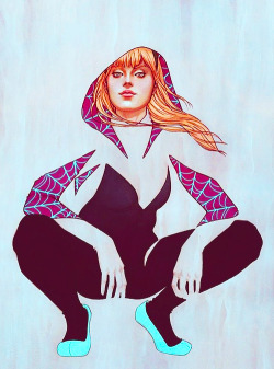 nthmetal: Spider Gwen #1 Variant by Jenny