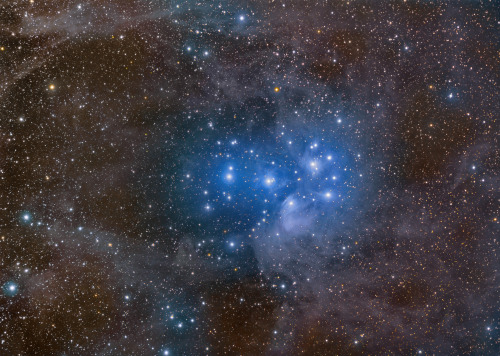 humanoidhistory:THE PLEIADES — Behold the Pleiades star cluster, also known as the Seven Sisters and