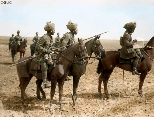 bantarleton:THE BATTLE OF ARRAS, APRIL-MAY 1917Forward scouts of the 9th Hodson’s Horse (Benga