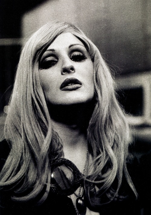 superblackmarket: Candy Darling at Max’s Kansas City photographed by Anton Perich, 1972