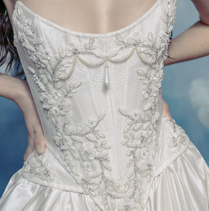 Details of Isabelle dress from Kim Kassas 