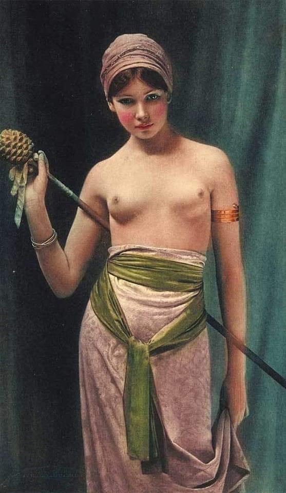 Greek Dancing Girl (&hellip;) - Max Nonnenbruch (1857-1922) 