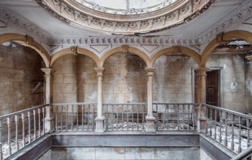 who-:  Photographer Mirna Pavlovic Captures the Decaying Interiors   Architectural photographer Mirna Pavlovic has an obsession with abandoned places. For her, their appeal lies in their ability to exist on a different temporal plane from the rest of