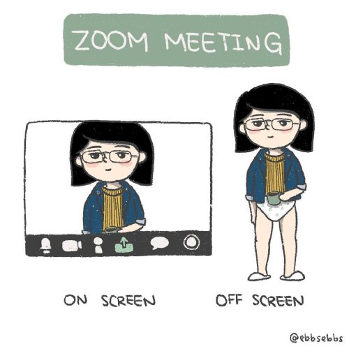 Working from home. No pants required. 👖
…..
#zoom #zoommeetings #workfromhome #stayhome #washyourhands #homeoffice #illustratorsoninstagram #illustrator #illustration #comic #comics #doodle #doodling #draw #drawing #digitalart #digitaldrawing #art...