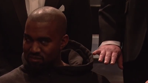 skipxd:  mikaylathepanda:  zaminizjammin:  Kanye NO!  STAY IN YOUR SEAT, KANYE!  lol me
