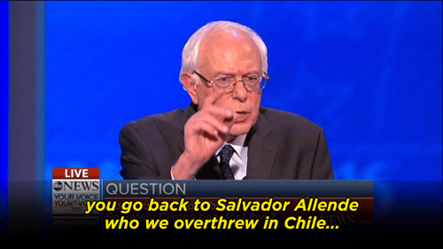 yahoonews:  Bernie Sanders on US interventions abroad  