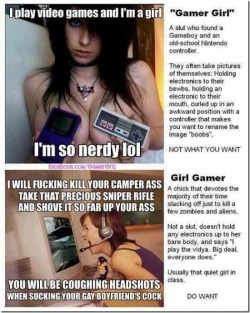 unearthly-chaos:  True Gamer Girls