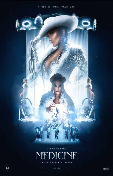 Jennifer Lopez - Medicine (feat. French Montana)Music video poster.