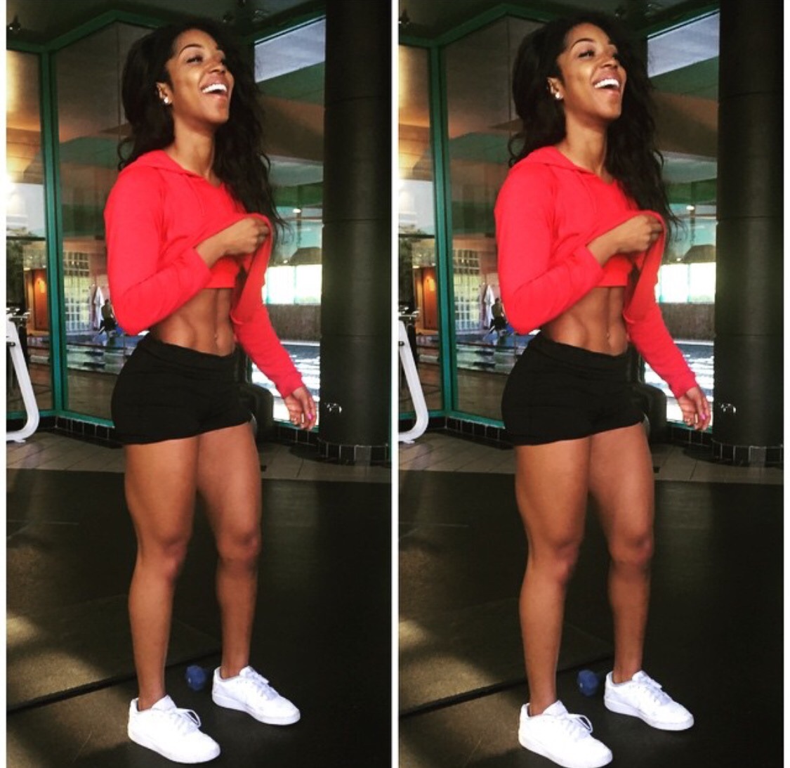 slothybitch:  blackfitness:  @fitdrea_   fucking goals