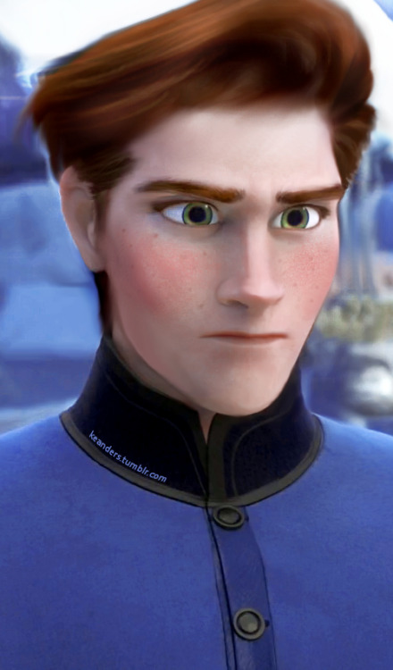 keanders:  i don’t really know. i just wanted to see what hans would look like without his sideburns and with a new haircut. i just-