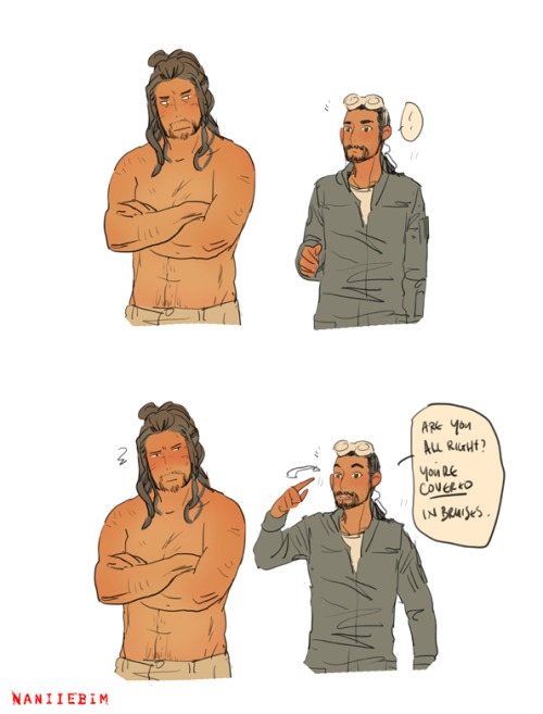 naniiebimworks:Baze Malbus (The “other guy.”)Bruises?