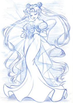 rumpelstiltskinned:  Princess Serenity sketch