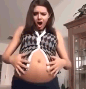 herbellypics:I can’t believe nothing fits me anymore! I rushed to unbutton my suddenly constricting 