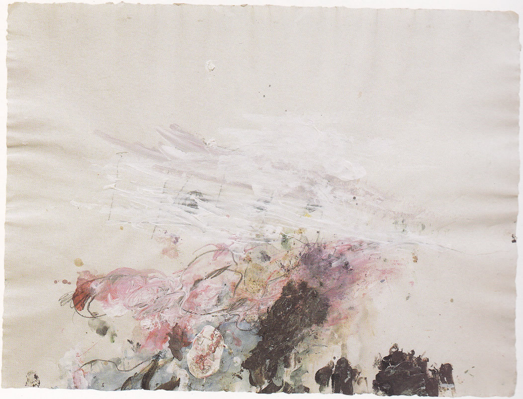 tremendousandsonorouswords: Cy Twombly, Scenes from an ideal marriage, 1986