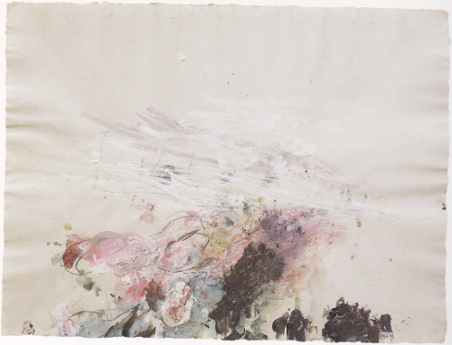 tremendousandsonorouswords:Cy Twombly, Scenes from an ideal marriage, 1986