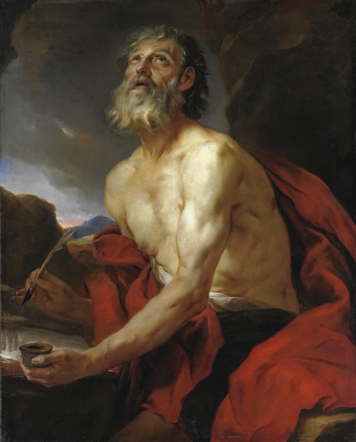 art-and-things-of-beauty:Attributed to Pierre Subleyras (1699-1746) - Saint Jerome, oil on canvas,&n