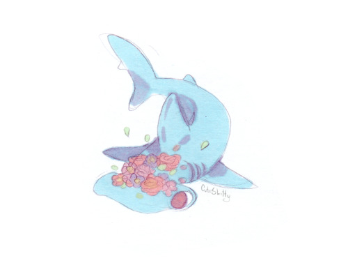 jaxzon-tyrant: cuteskitty: (x) Tiburones y flores Part 2  OH MY GOSH! LOOK AT THE CUTE SHARKIES