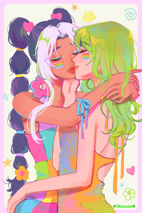 vickisigh: happy pride y’all! ^_^ ️‍