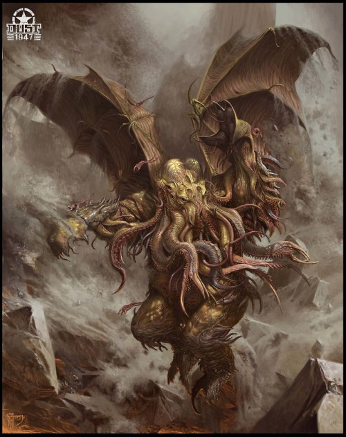 ravenkult: Avatar of Cthulhu by Daniel Zrom www.artstation.com/artwork/q11n2