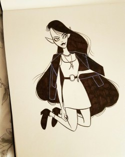 geeniejay:  Inktober #27: a certain vampire