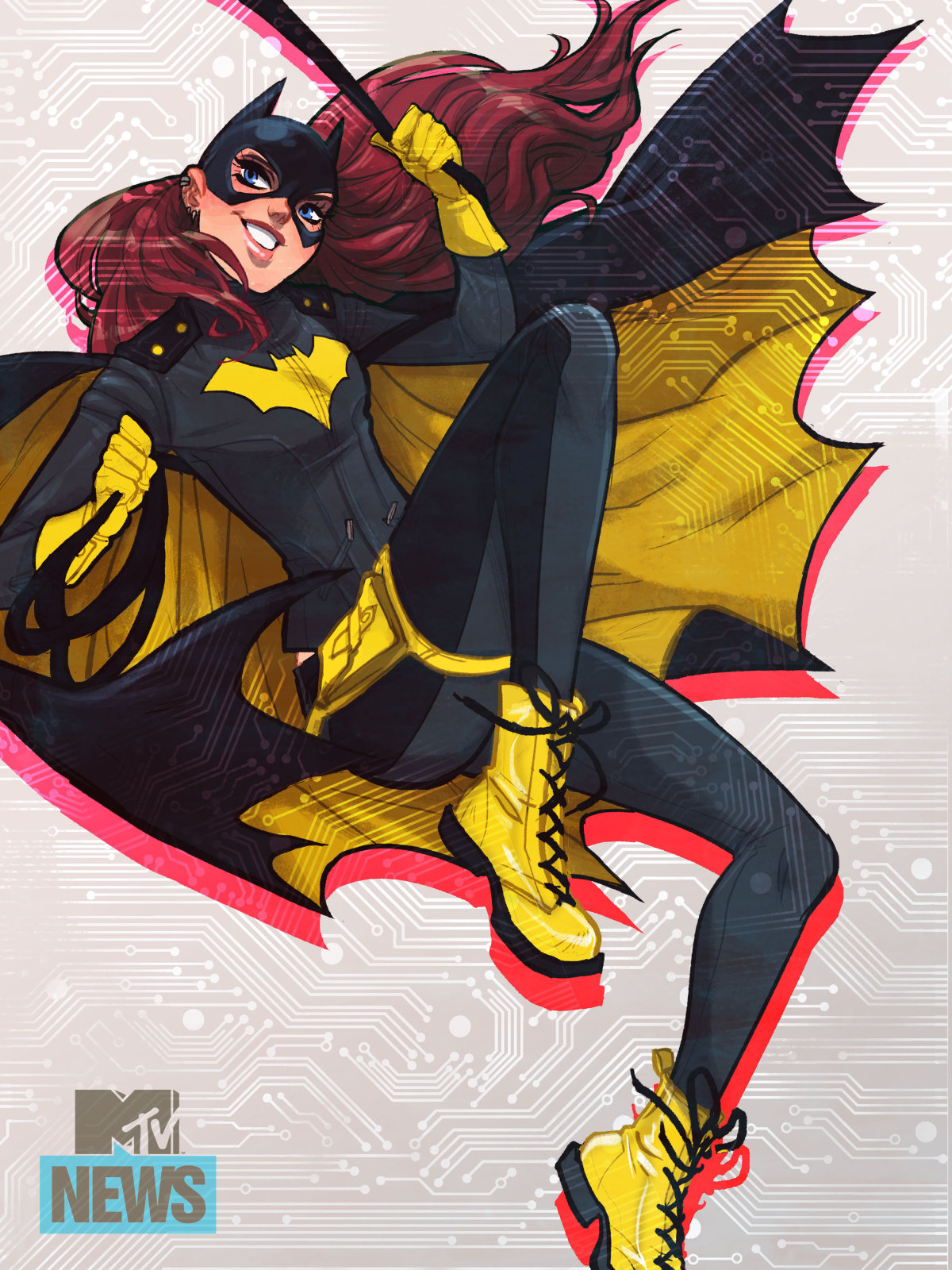 bear1na:  Batgirl #35 cover, redesign, and poster by Babs Tarr, colours by Jordie