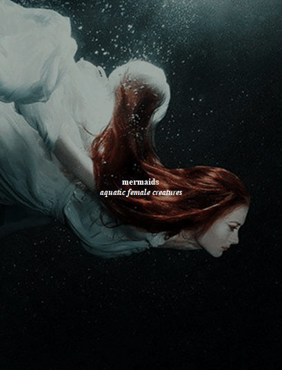 mermaydsnet: in folklore, a mermaid is an aquatic creature with the head and upper body of a female 