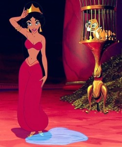 Alwaysalark:  Jasmine On Aladdin | Via Tumblr On We Heart It - Http://Weheartit.com/Entry/75838617