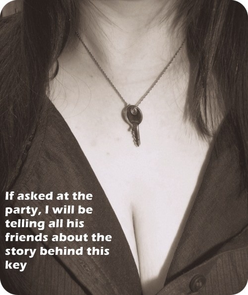 justmine51: A chastity key necklace is becoming a popular piece of jewelry and is always a discussio