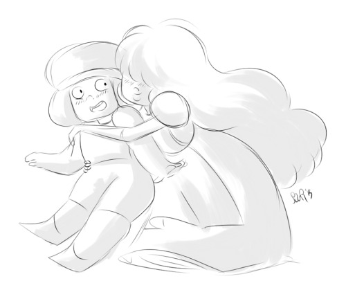 princesssilverglow:  More cute little Gemfriends in love ♥