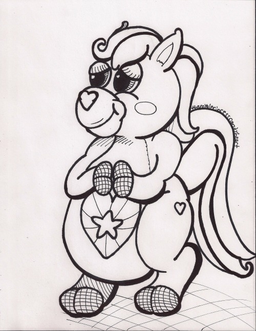 theroyalprincesscandyheart: I drew Dad Horse. Might color it later possibly.